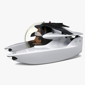 Aston Martin Luxurious Personal Submarine White