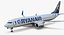 Boeing 737-900 ER Ryanair avec cabine grée