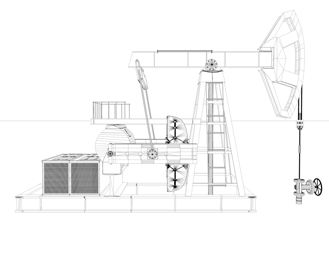 3d Oil Pump Model