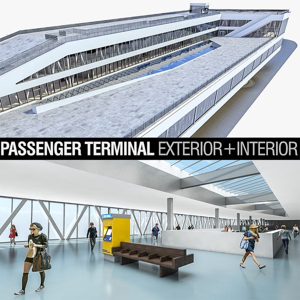 Port Terminal Building 3D