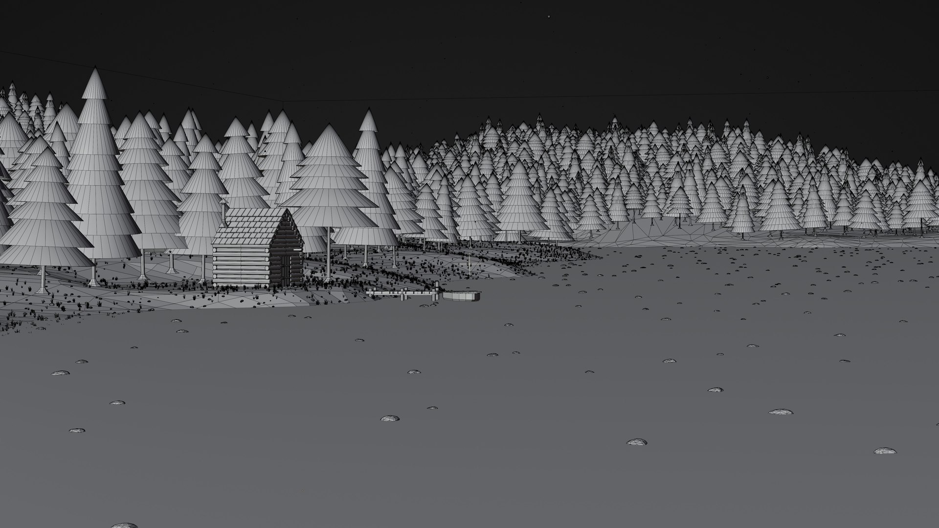 Stylized Low Poly Forest River 3D - TurboSquid 2345047