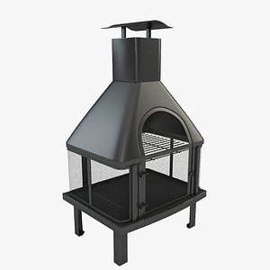 3d model outdoor firehouse
