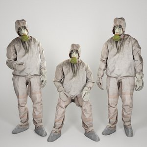 3D liquidator nuclear chernobyl animation model