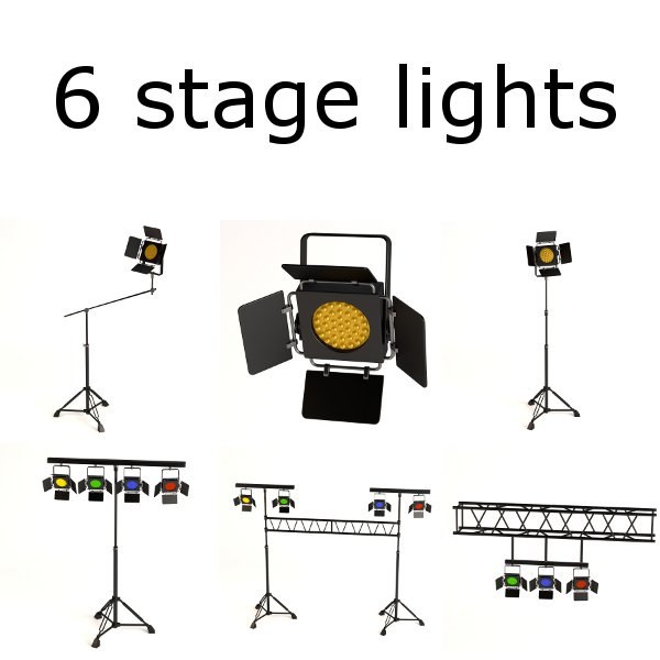 3dsmax stage lights