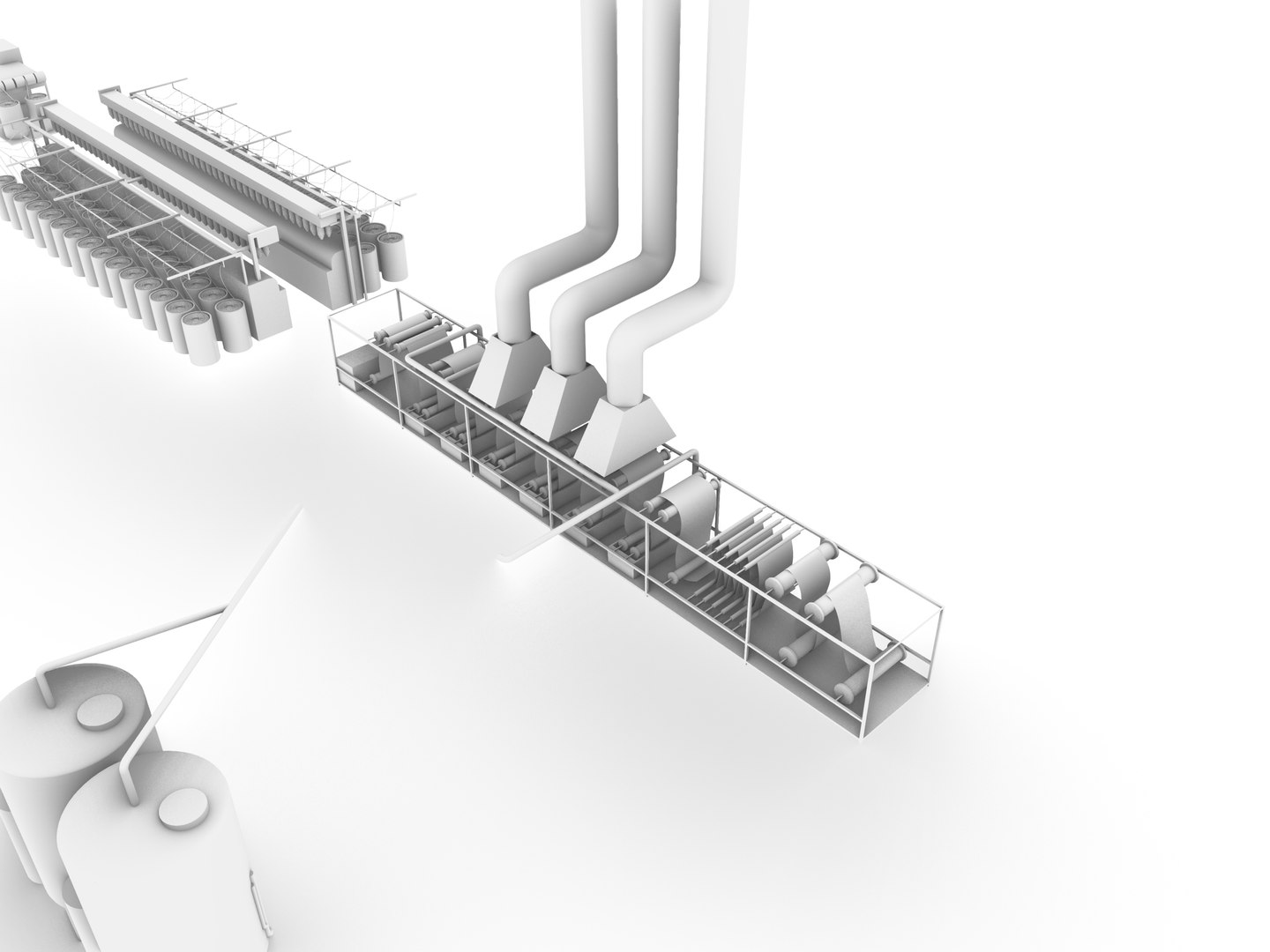 Denim Manufacturing Machines 3D Model TurboSquid 2073376