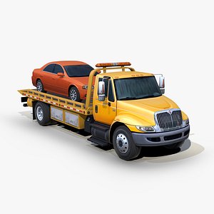 International DuraStar 4300 Tow truck s01 3D model