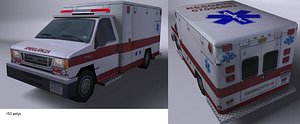 ambulancia c4d