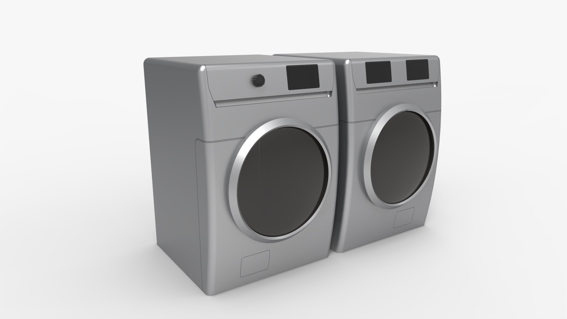 Washer Dryer 30 01 3D - TurboSquid 2268038