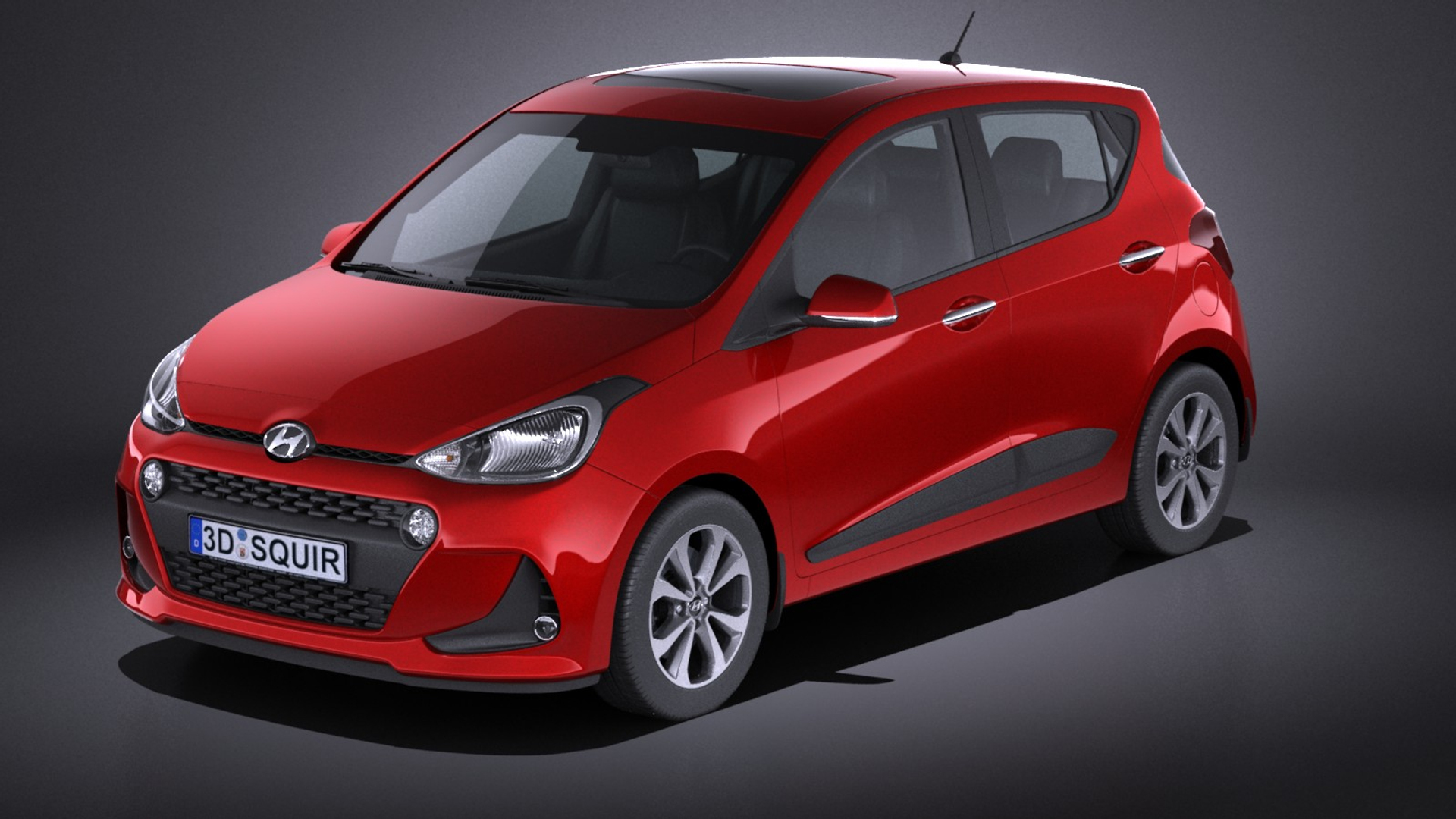 Hyundai I10 2017 3d C4d