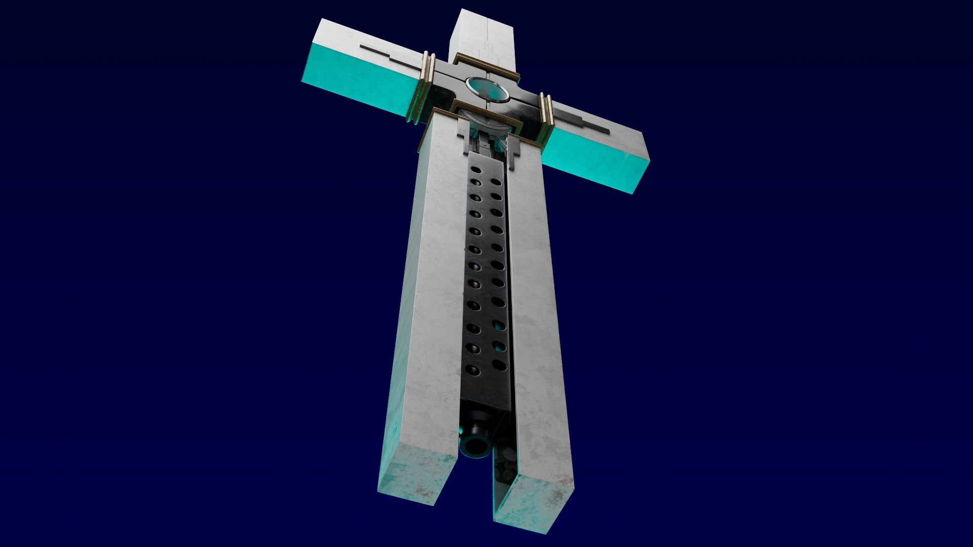 3D Model The Punisher And Wolfwood Gun From Trigun Anime - TurboSquid ...