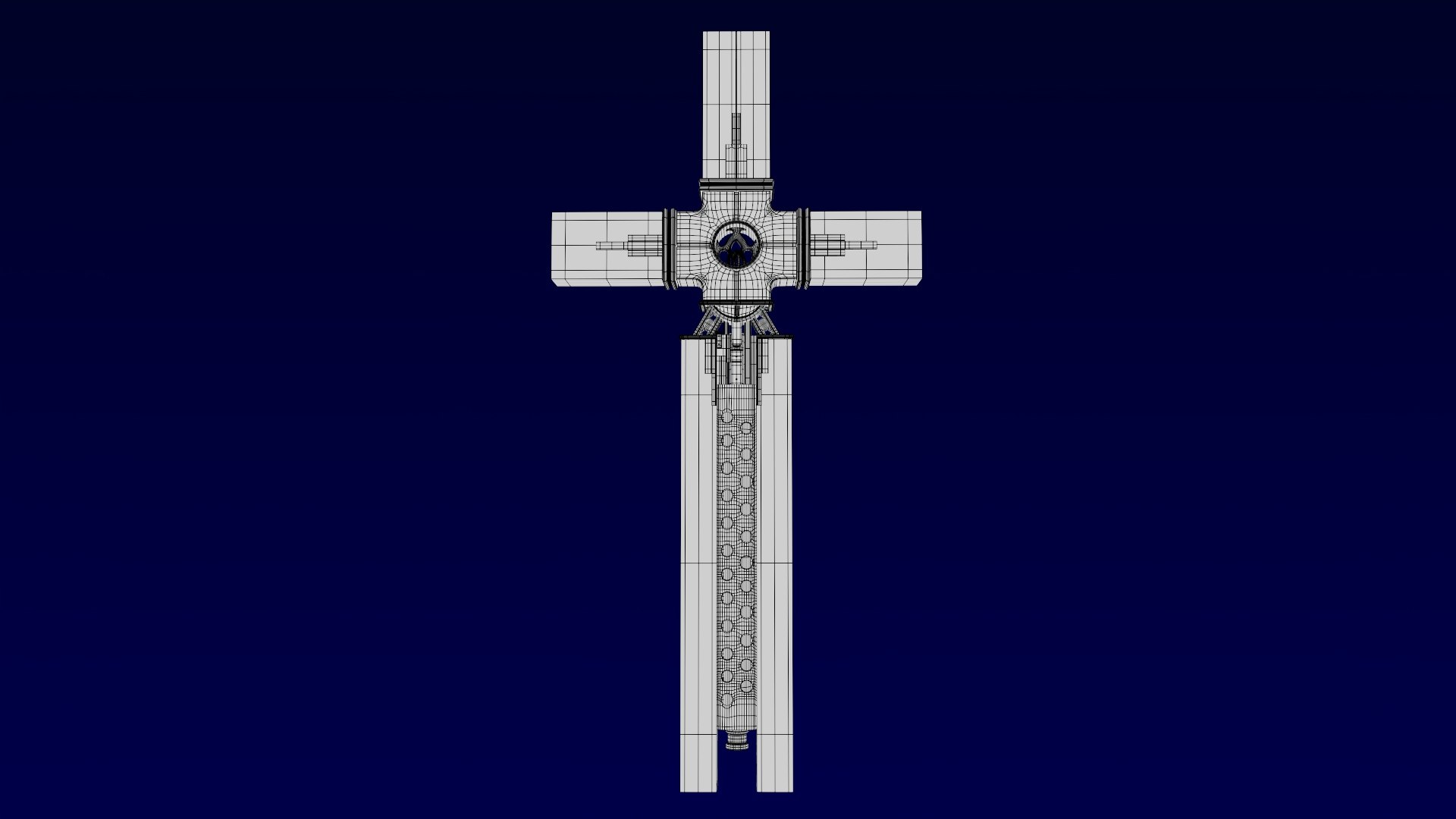 3D Model The Punisher And Wolfwood Gun From Trigun Anime - TurboSquid ...