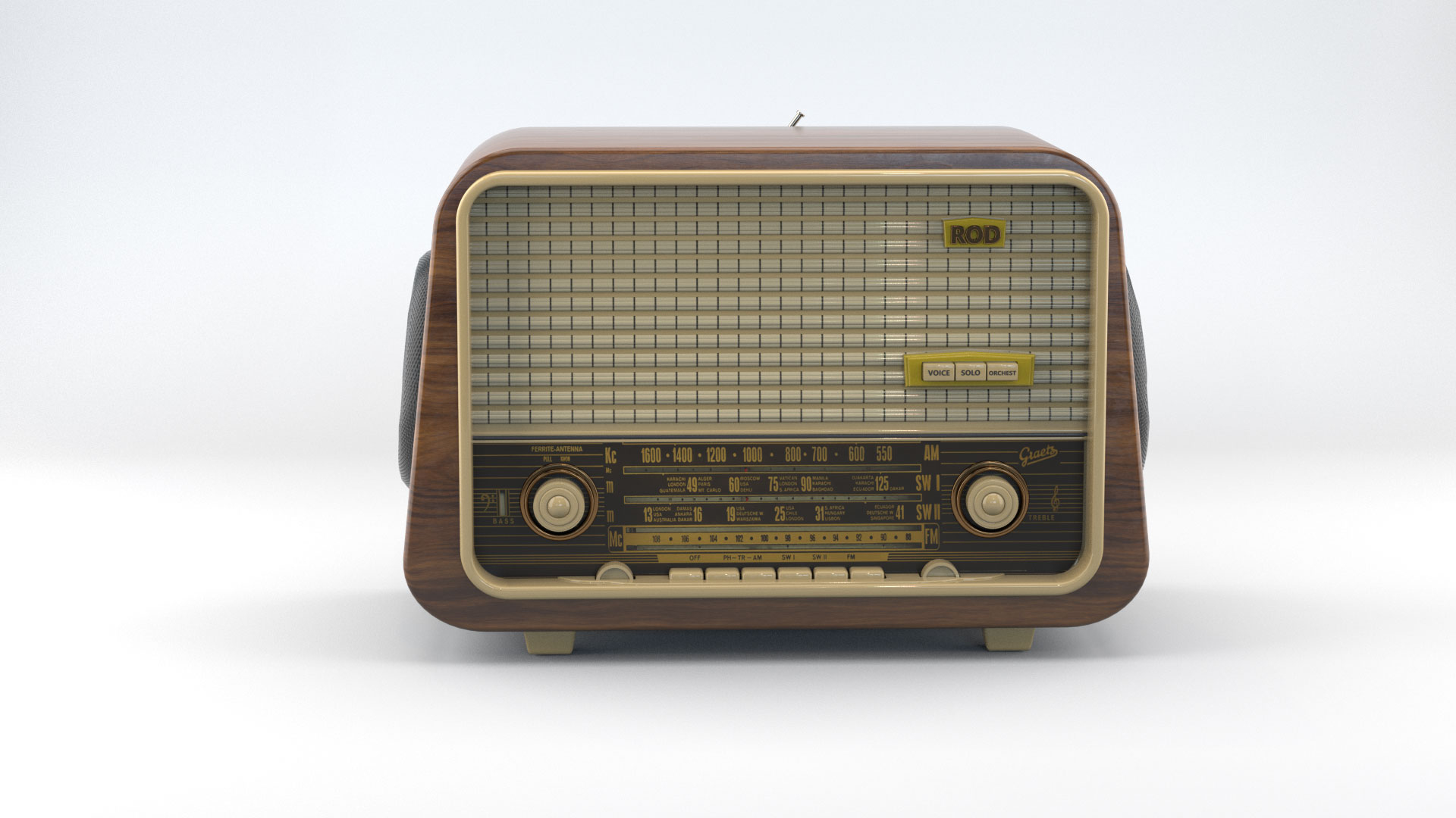 3D Radio Model - TurboSquid 1679261