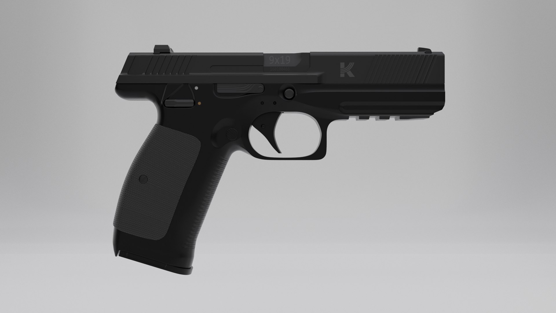 3D Model Russian Pl-15 Pistol - TurboSquid 1280438