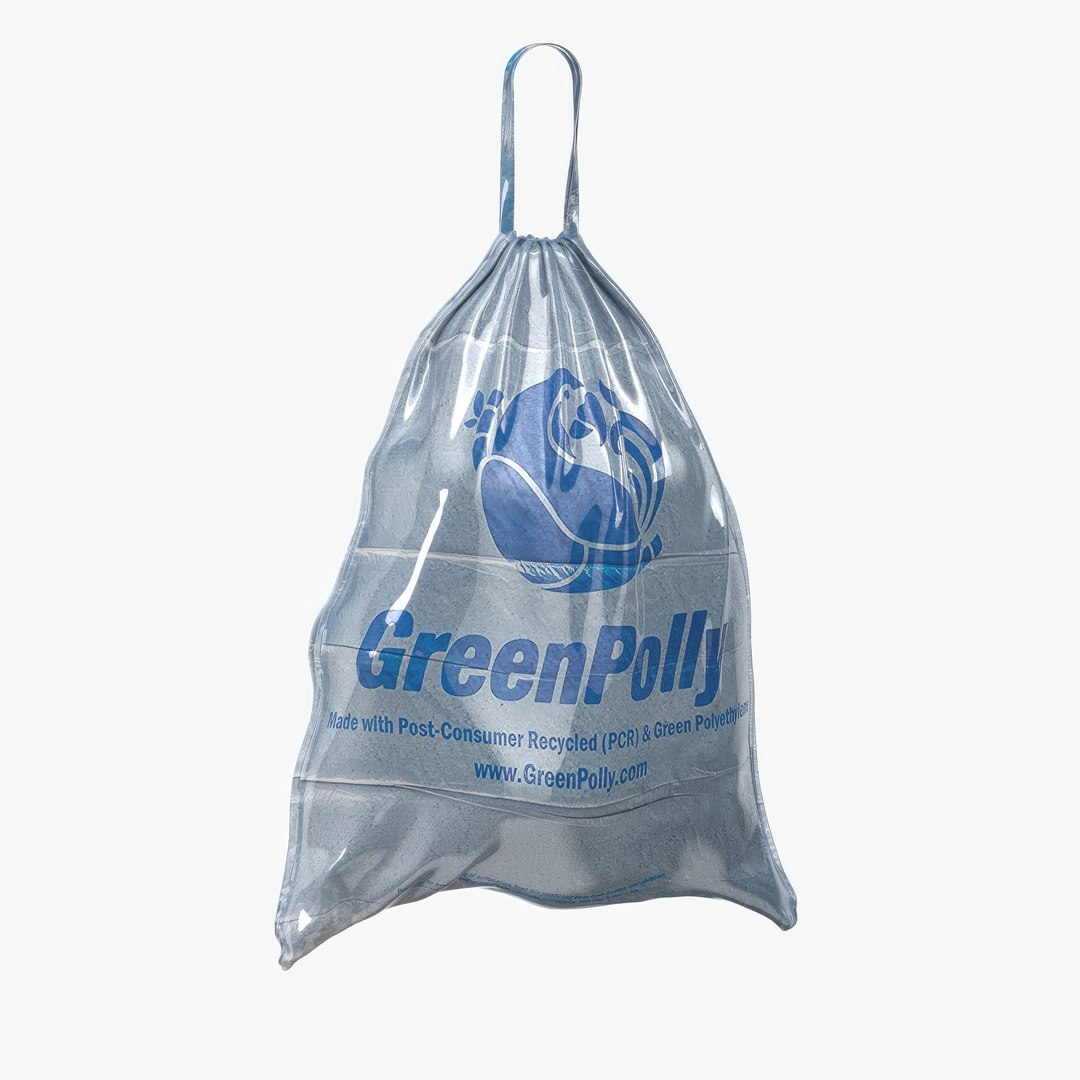 GreenPolly Blue Tall Kitchen Recycling Bags 3D model - TurboSquid 2088069