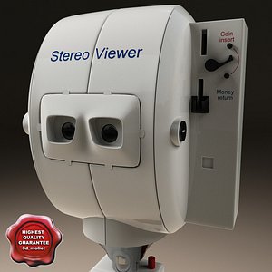 3d model coin-operated viewer