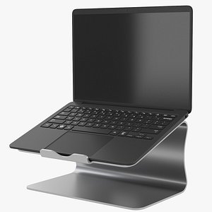 3D Laptop With Stand