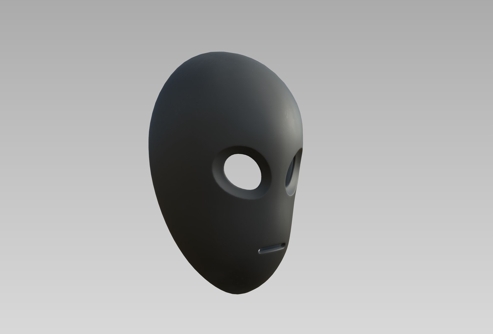 3D Mask002 Black Mask Model - TurboSquid 2157540