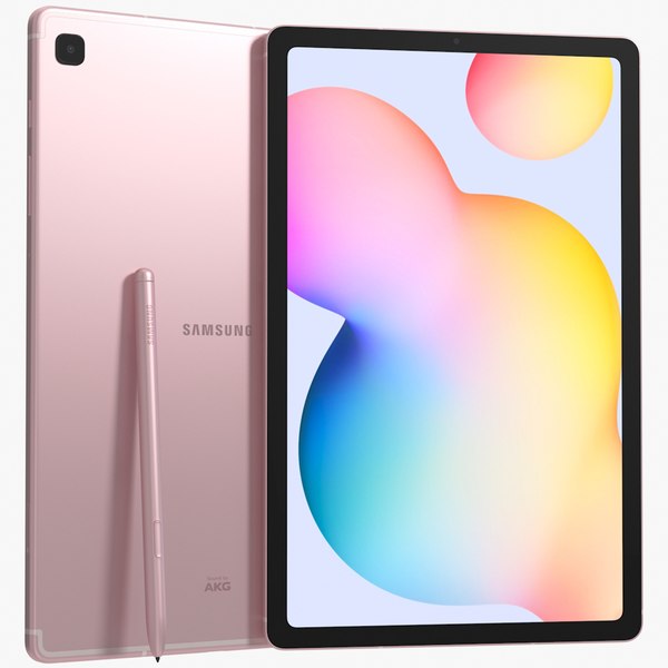 Samsung Galaxy Tab S6 Lite 2024 Rose Gold 3D model