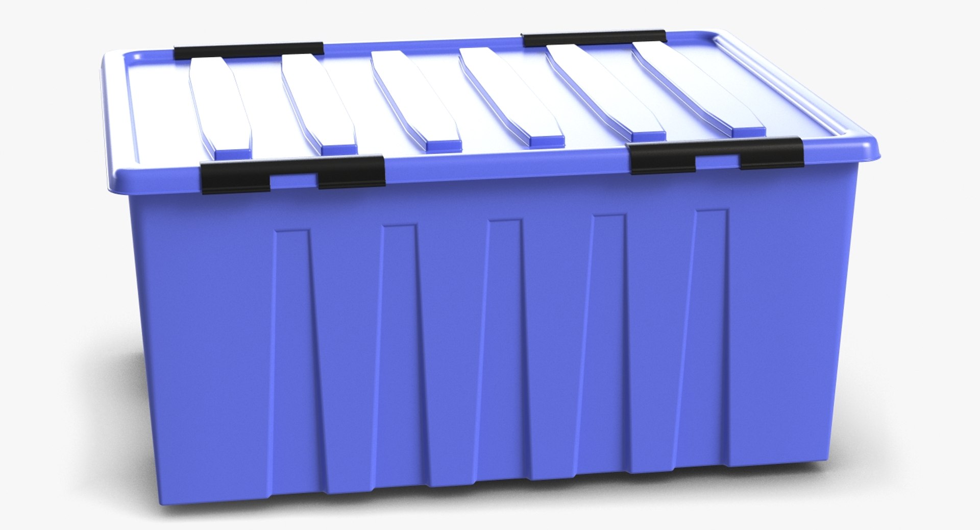 3d Plastic Locker Box Model