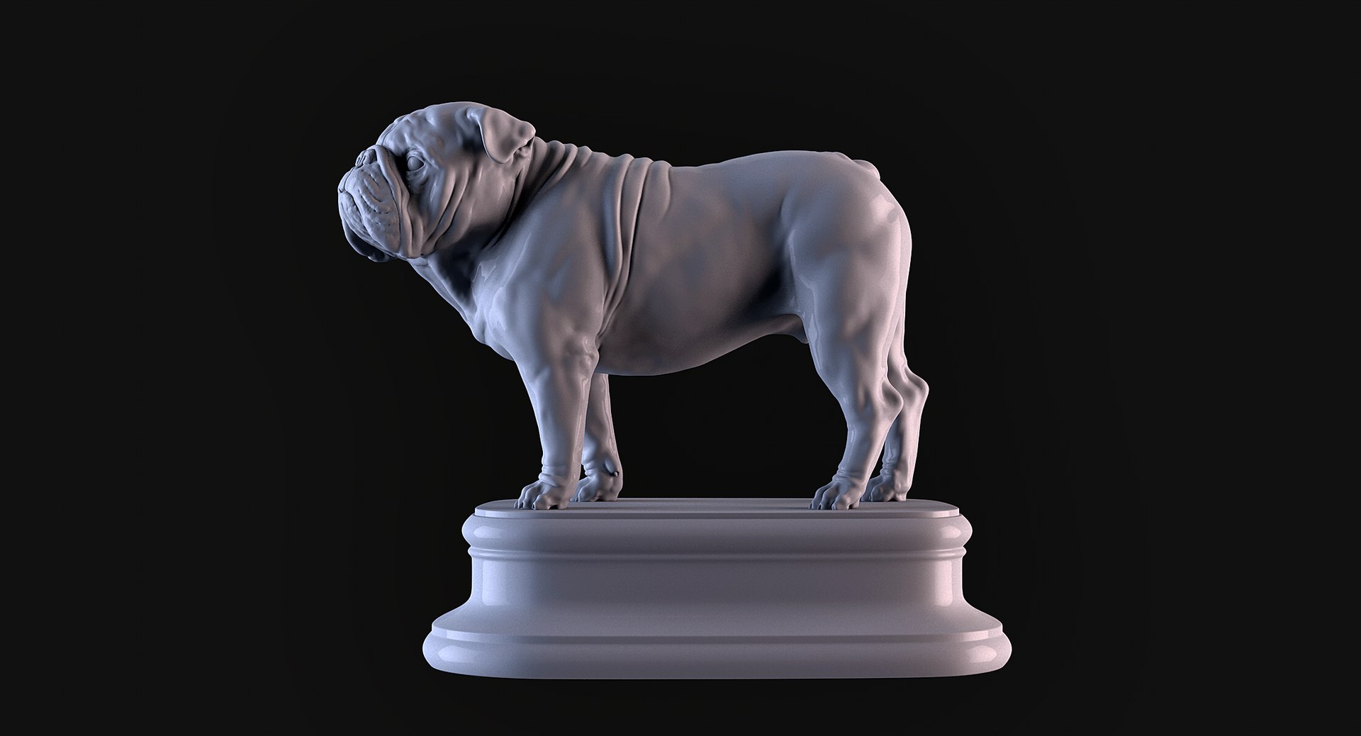 English Bulldog 3D Model - TurboSquid 2036534