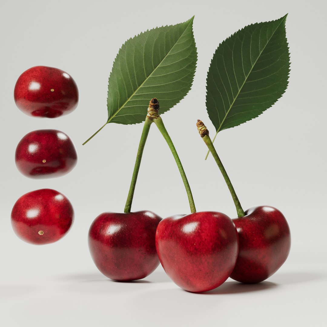 Cherry 3D model https://p.turbosquid.com/ts-thumb/ez/cLPZQ1/Dy/cherry_turntable_0014/jpg/1686561300/1920x1080/fit_q87/283d97527bec5ca15921eb9626773d6aca1df107/cherry_turntable_0014.jpg