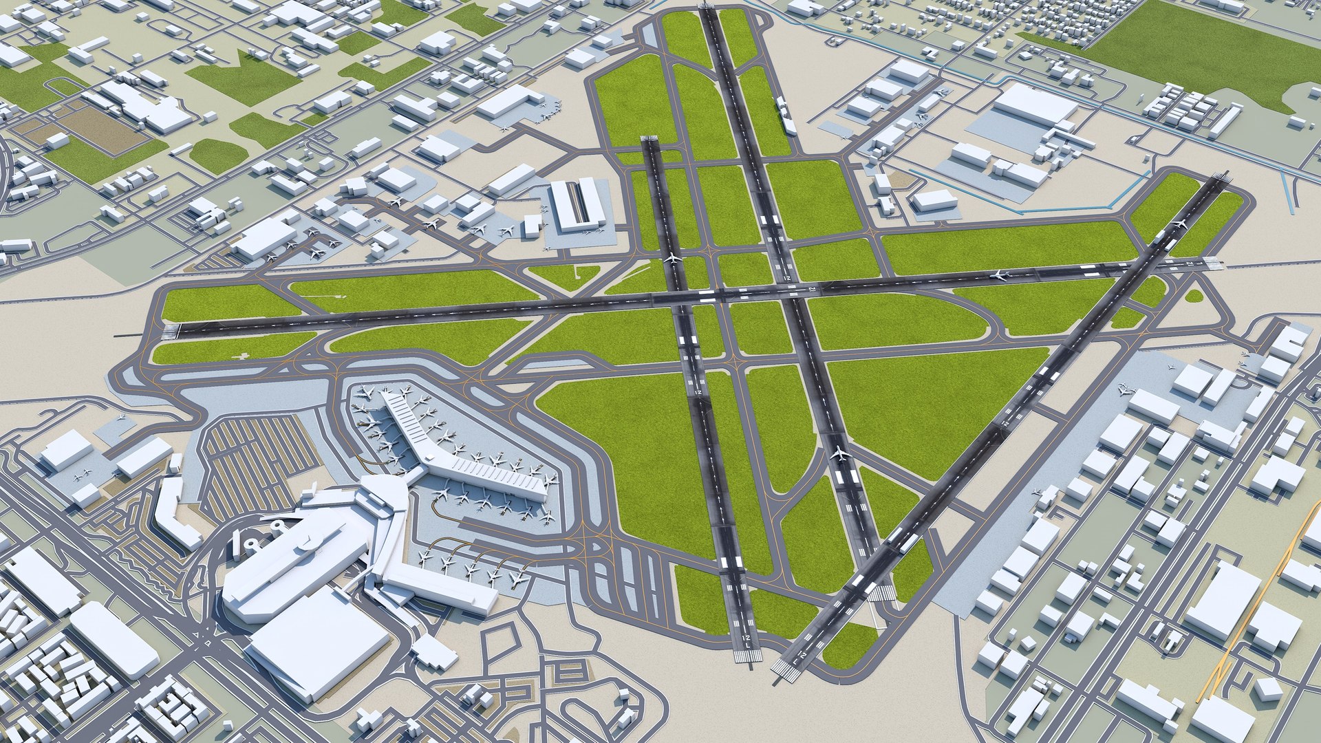 3D Houston William Hobby Airport model https://p.turbosquid.com/ts-thumb/ez/cdB7Fu/t8/5/jpg/1671978033/1920x1080/fit_q87/449061c12a939e4a9974e6a0ce8706a0711294a3/5.jpg