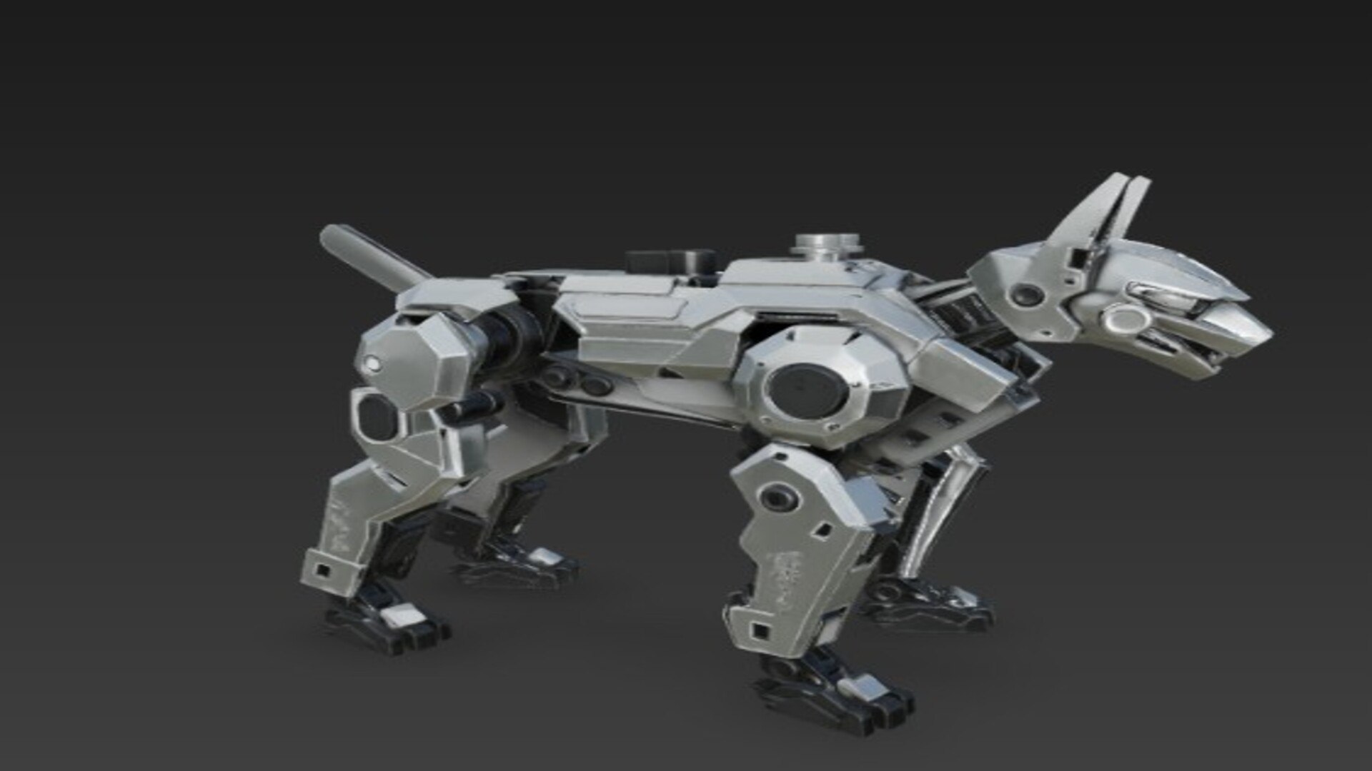 3D CyberCanines Vol1 Futuristic Robot Dog Concept Pack 6 Variants ...