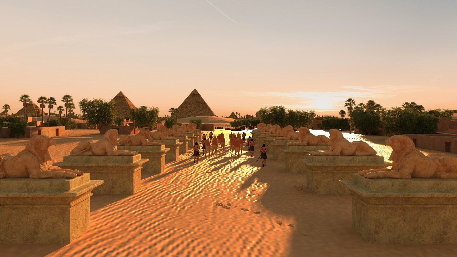 Egyptian Pyramid Statue 3D Model - TurboSquid 1667601