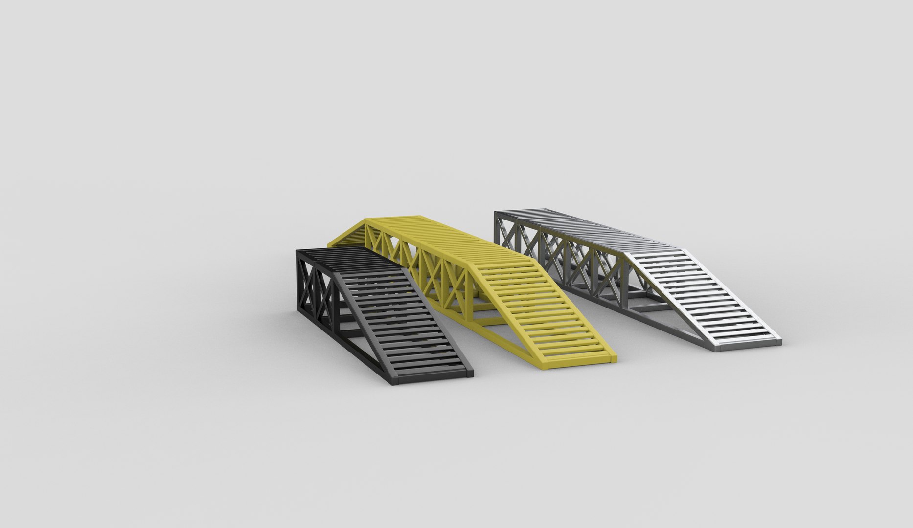 3D Modular Ramp Set 3D Model - TurboSquid 2529851