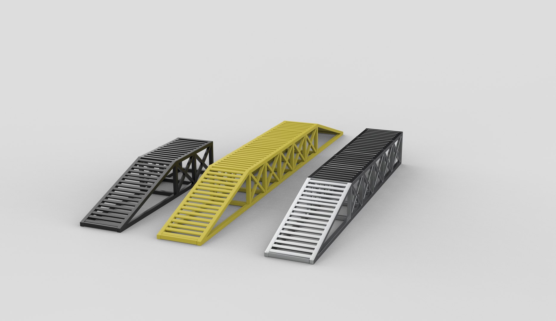 3D Modular Ramp Set 3D Model - TurboSquid 2529851