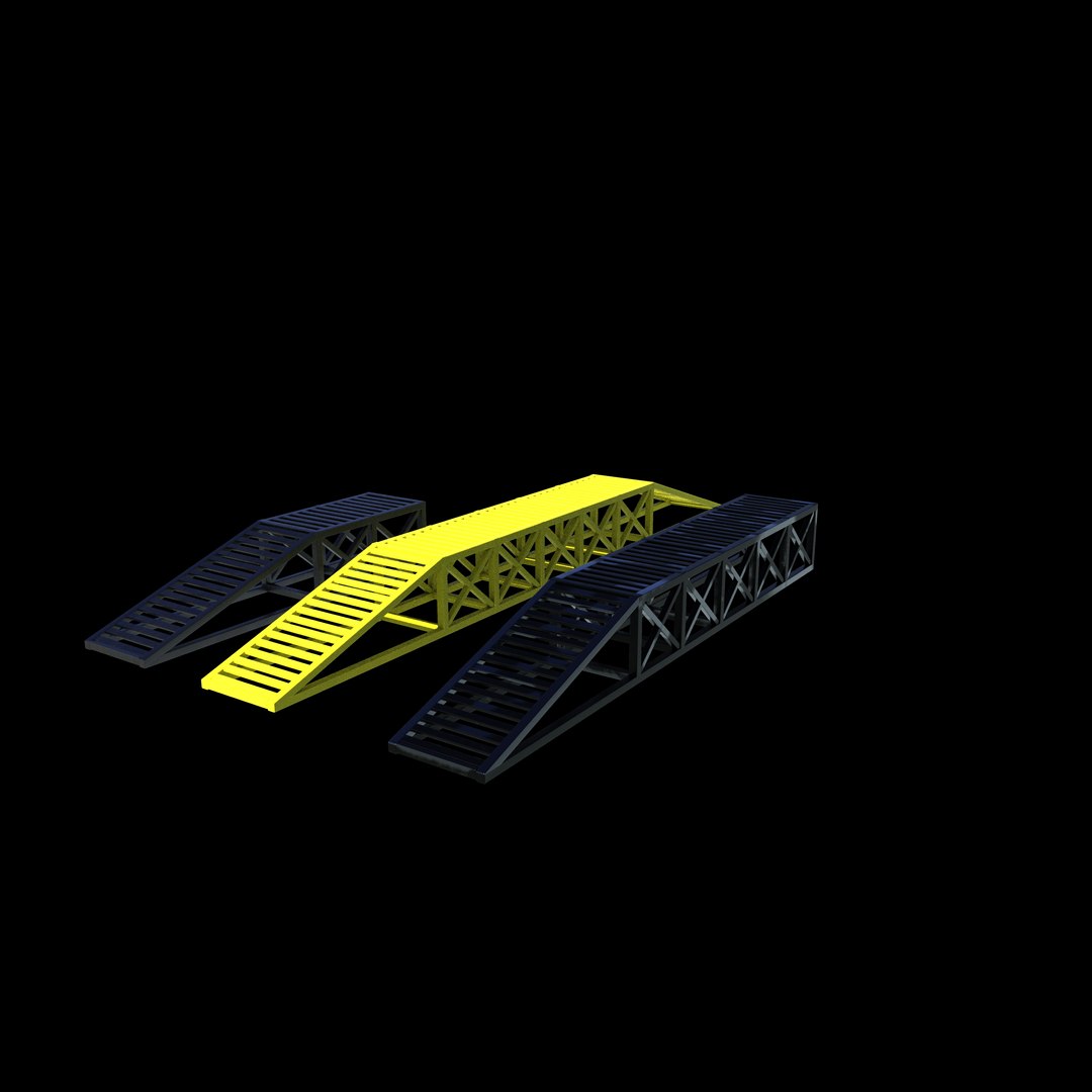 3D Modular Ramp Set 3D Model - TurboSquid 2529851