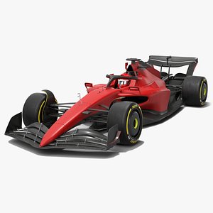 3D model Formula 1 Red F1 Team Season 2022 Race Car