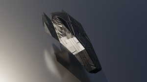 3D Low Poly Space Ship
