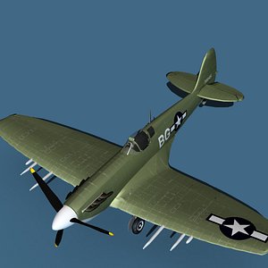Supermarine Spitfire Mk5C V09 USAAF 3D model