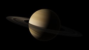 3D model saturn planet