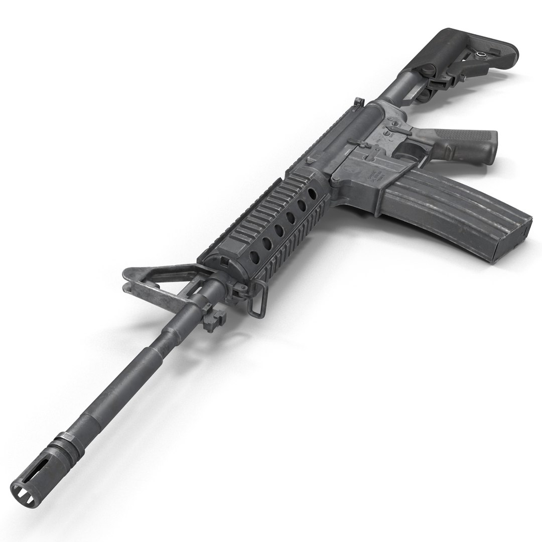 assault rifle generic 3 3d 3ds