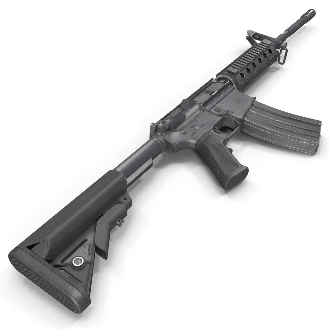 assault rifle generic 3 3d 3ds