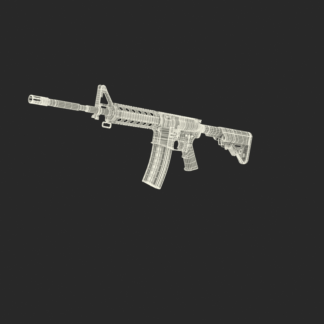 assault rifle generic 3 3d 3ds