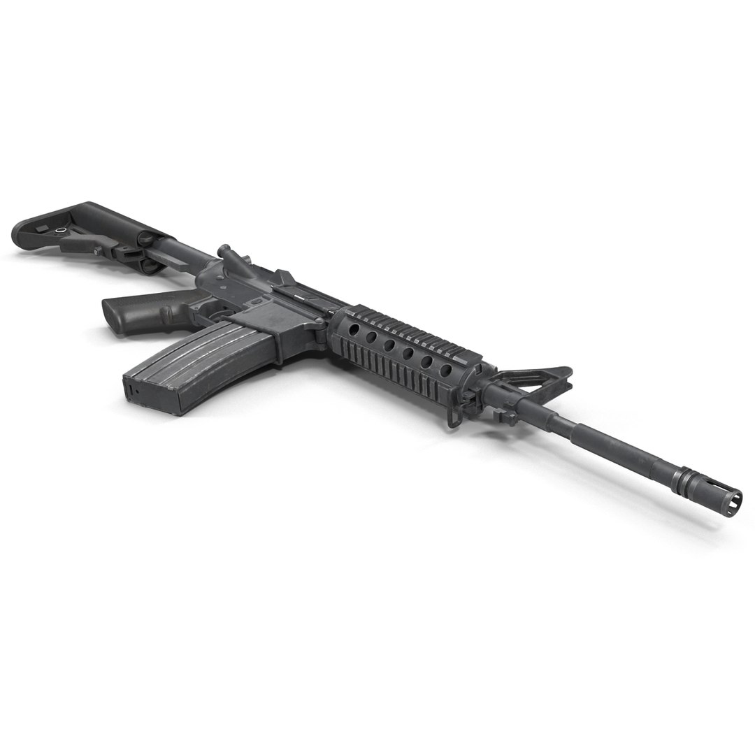 assault rifle generic 3 3d 3ds