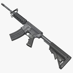 assault rifle generic 3 3d 3ds