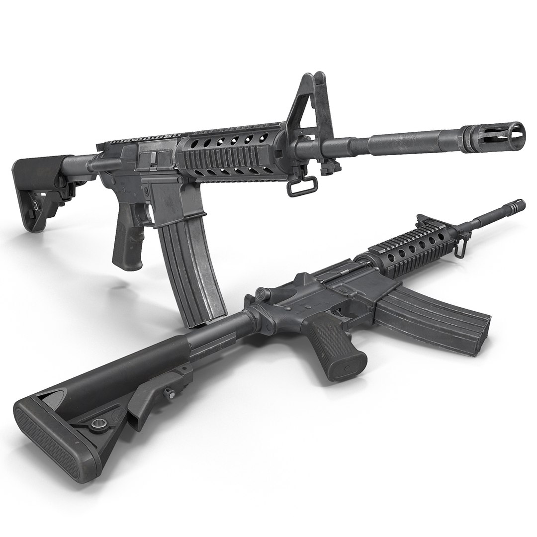 assault rifle generic 3 3d 3ds
