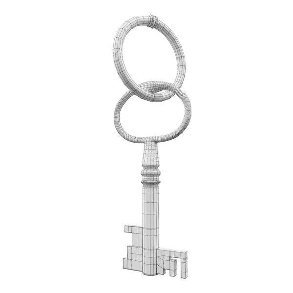 Vintage key 3d model 3D model - TurboSquid 1976927