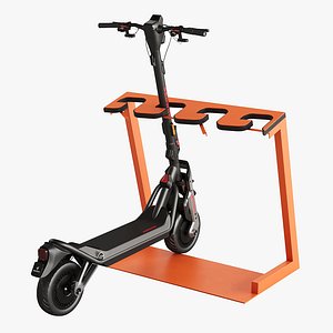 Trot Scooter Parking Rack 3D model