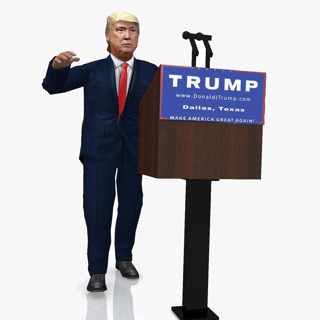 3d Model Donald Trump