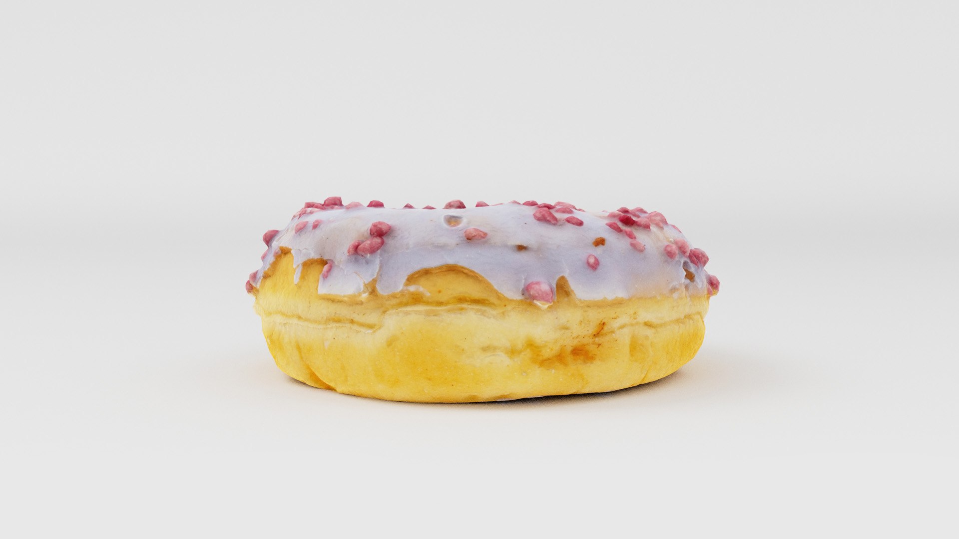 Doughnut Glazed With Colorful Berry Glazing 3D - TurboSquid 1715991