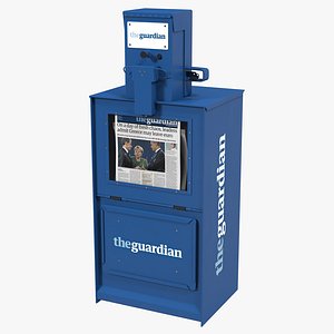 Classic Newspaper Box 3D Model