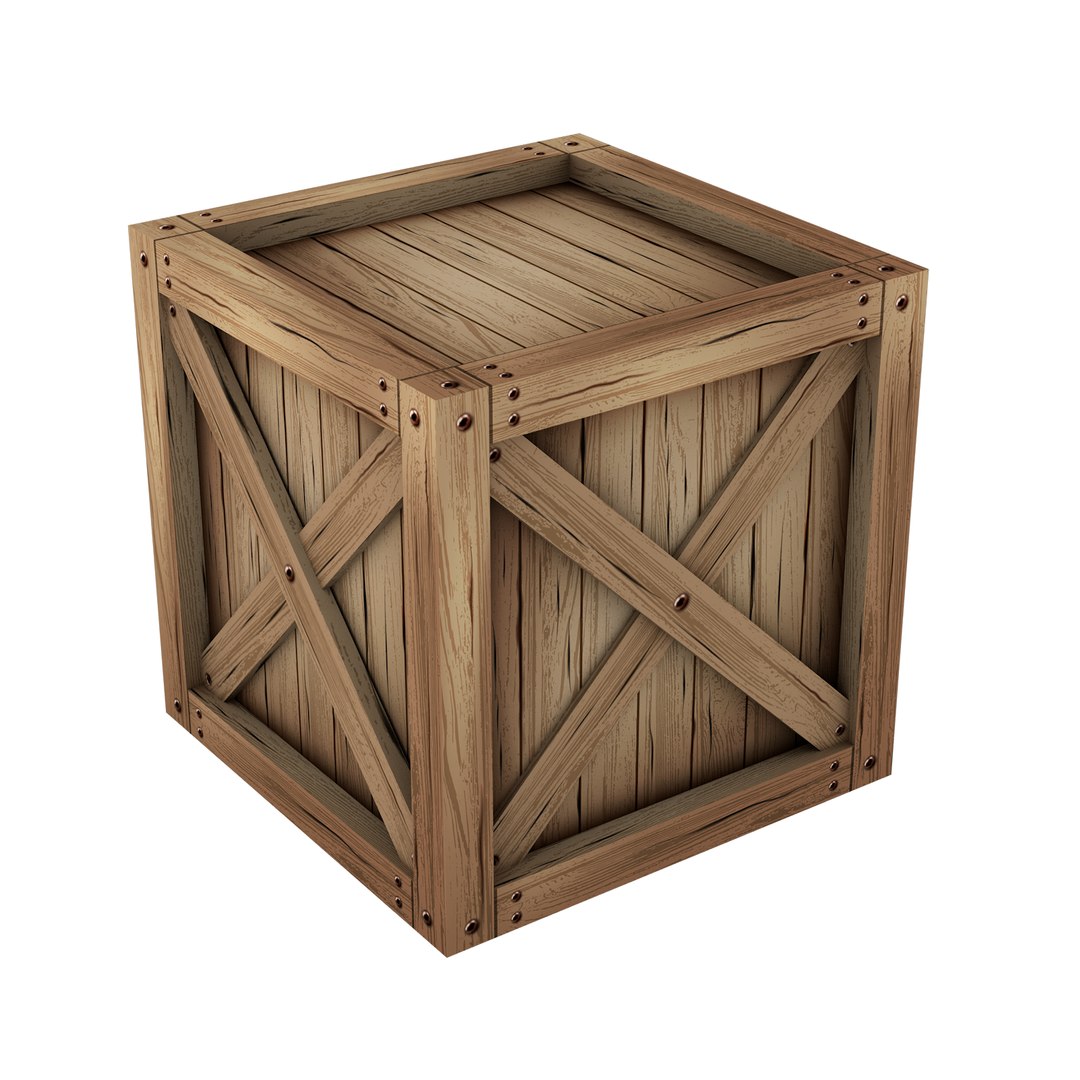 old wood crate