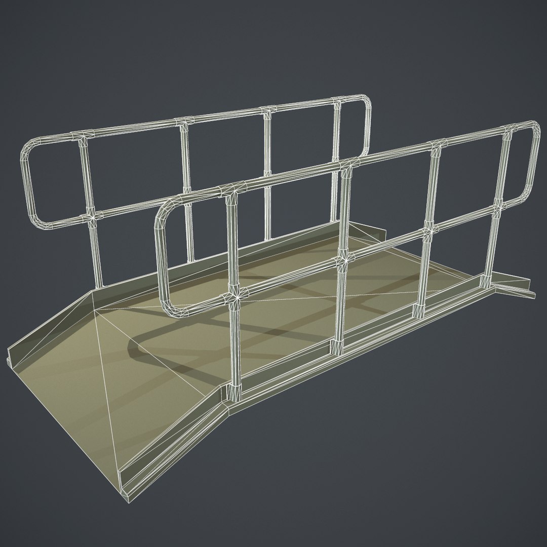 Industrial Platform 3d Model
