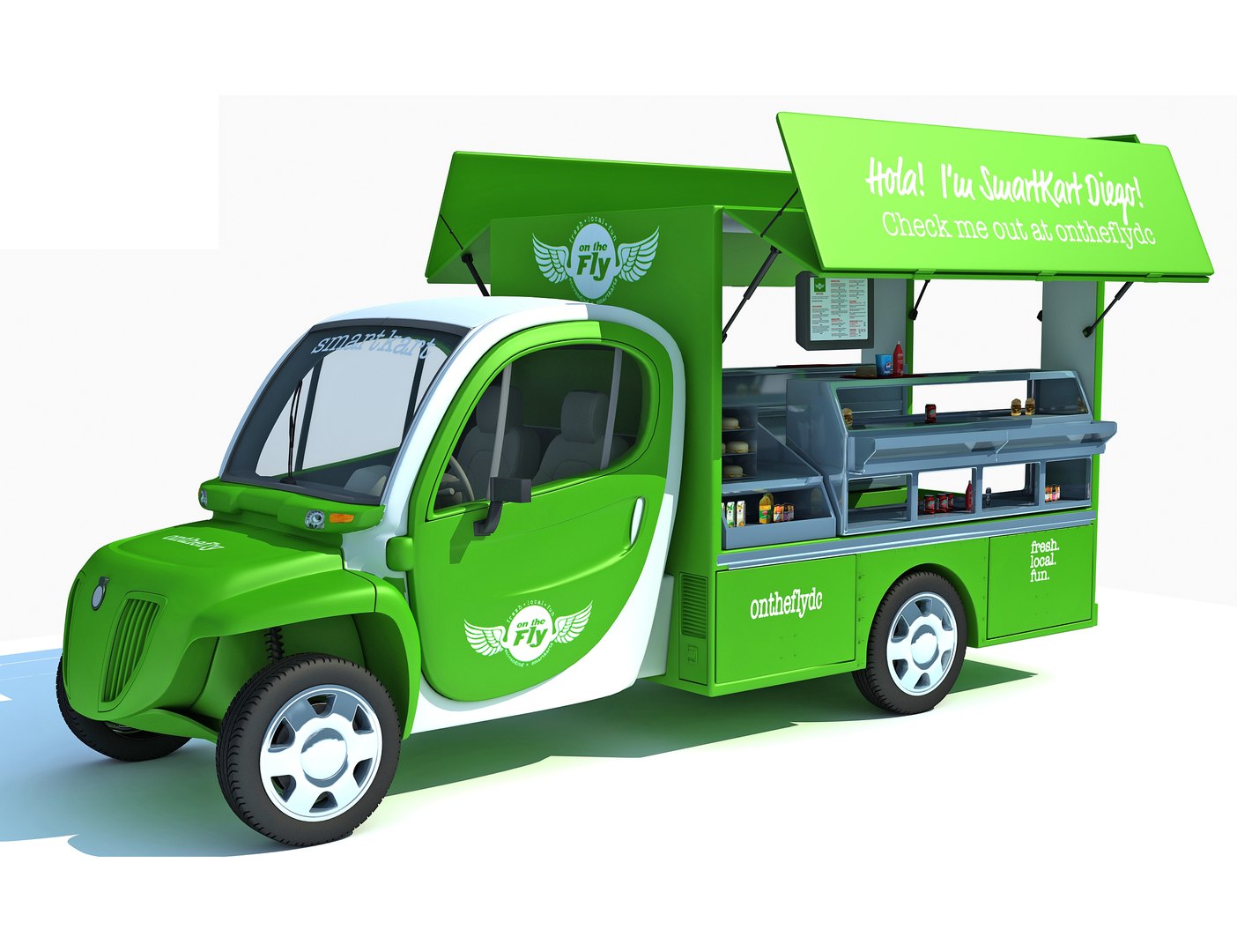 fly food truck 3d 3ds