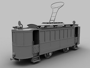 old tram 3d max